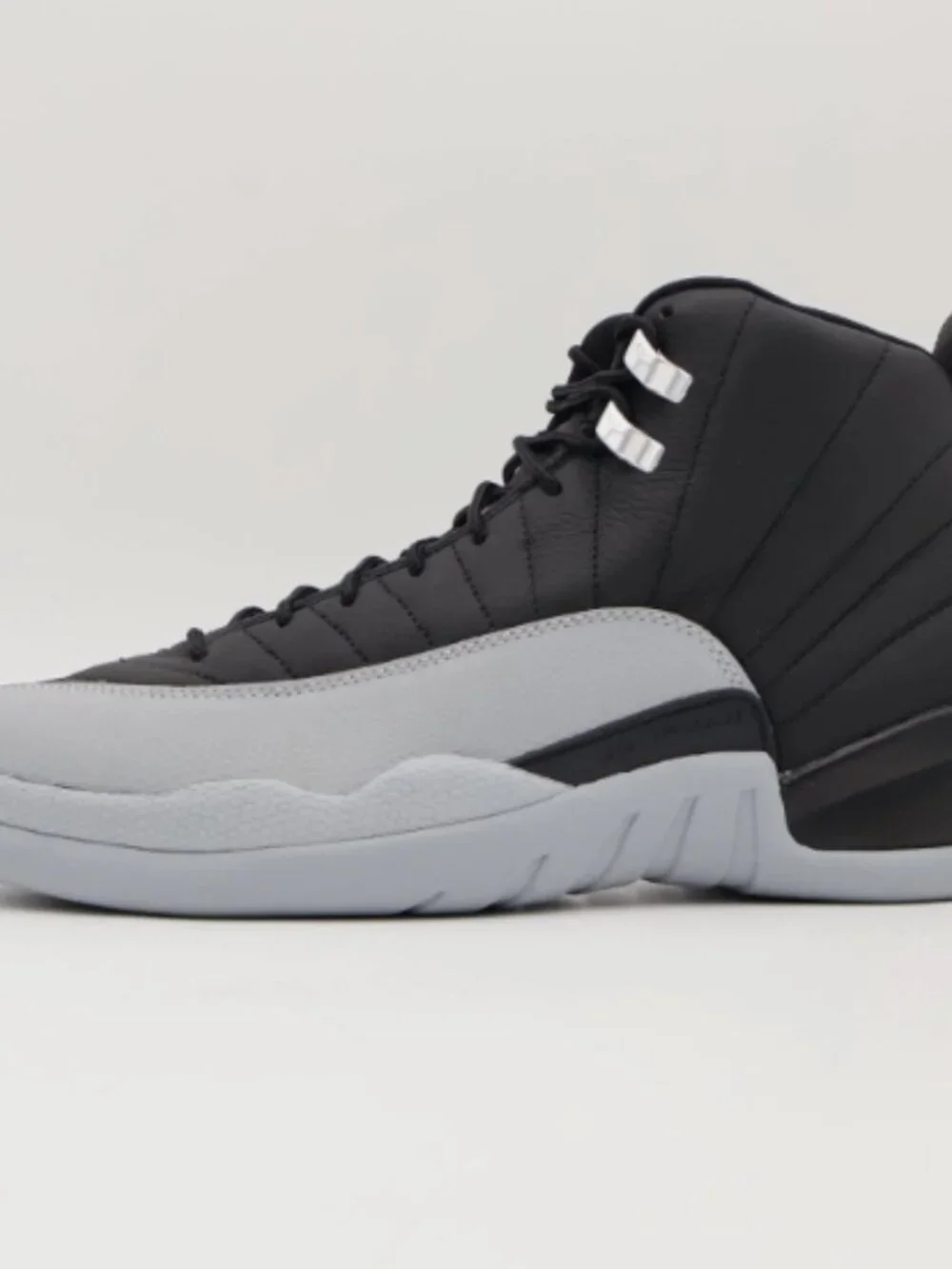 Nike Air Jordan 12 Retro Barons Black and Wolf Grey